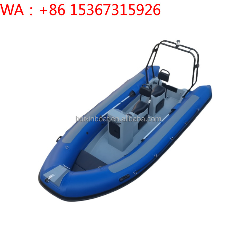 Fishing Boat Fiberglass - 4.8m RIB480 Rigid Fiberglass Inflatable Yacht