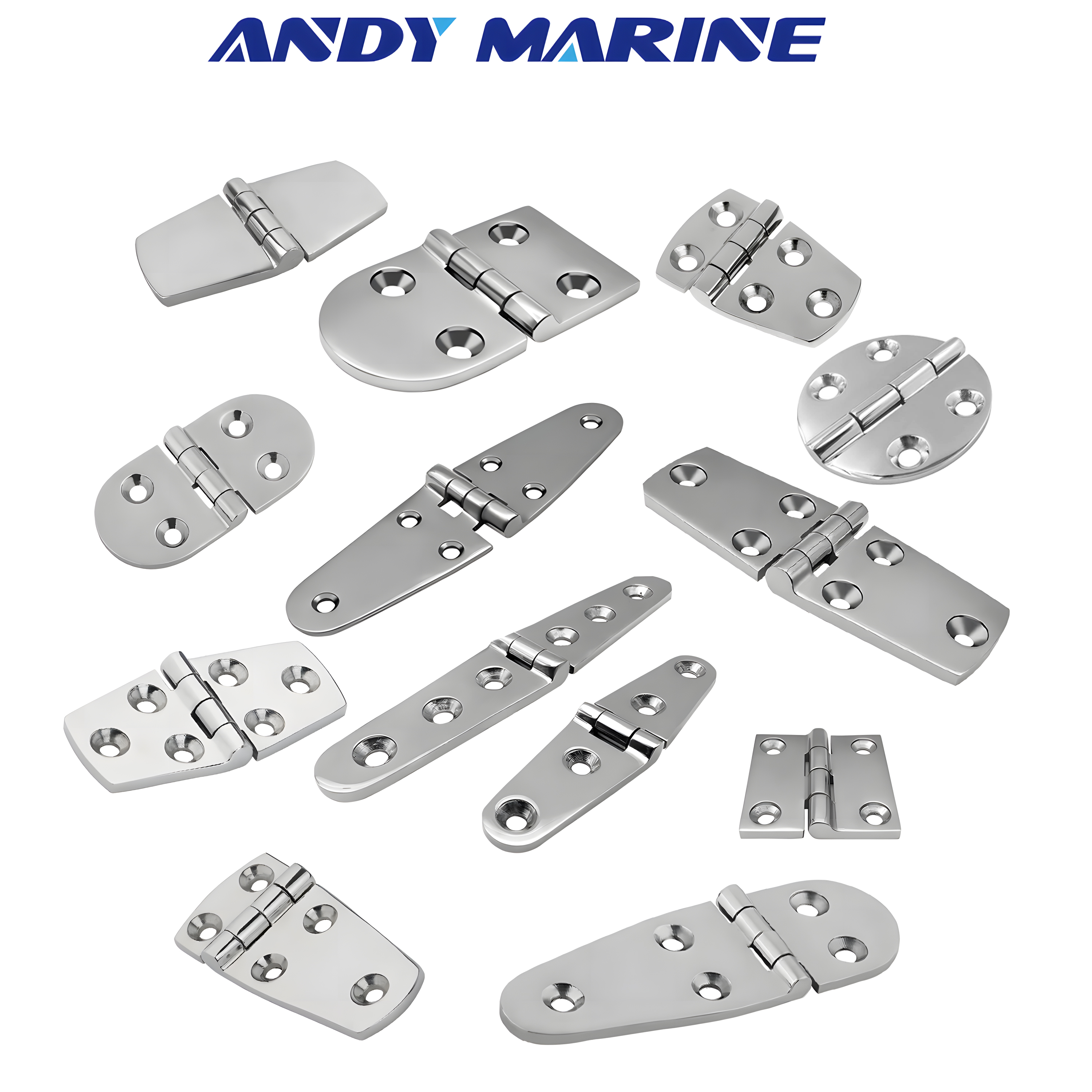 Fishing Boat Seat - 316 Stainless Steel Casting Hinge Flat