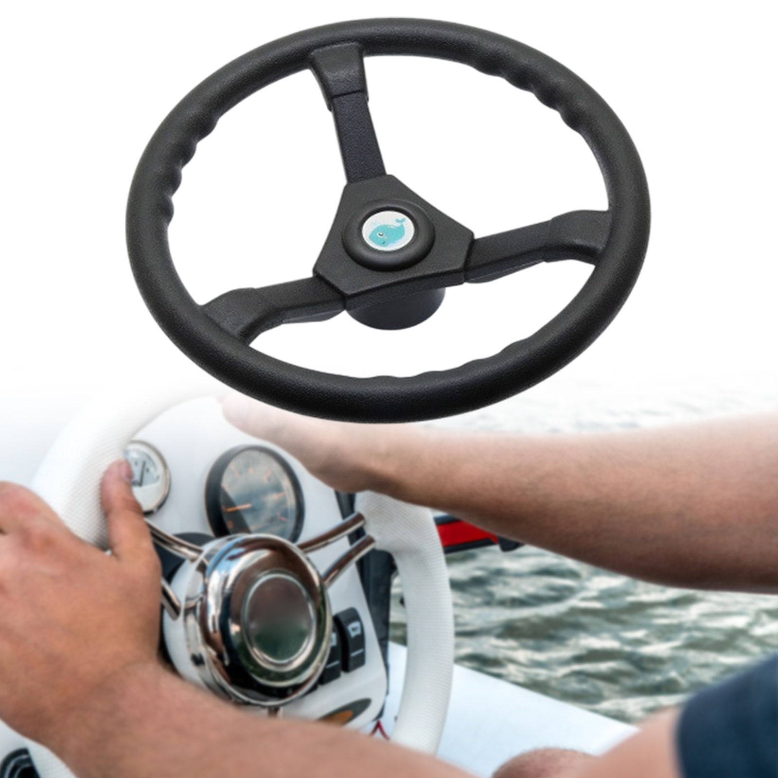 1Pc Boat Steering Wheel Easy I - Fishing Boat Steering Wheel ulasan dan harga