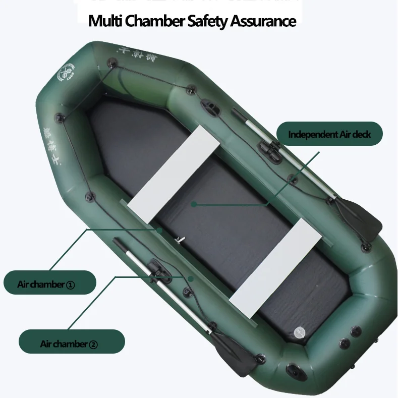 1.75~3.6m Green Fishing Kayak  - Fishing Boat Anchor ulasan dan harga