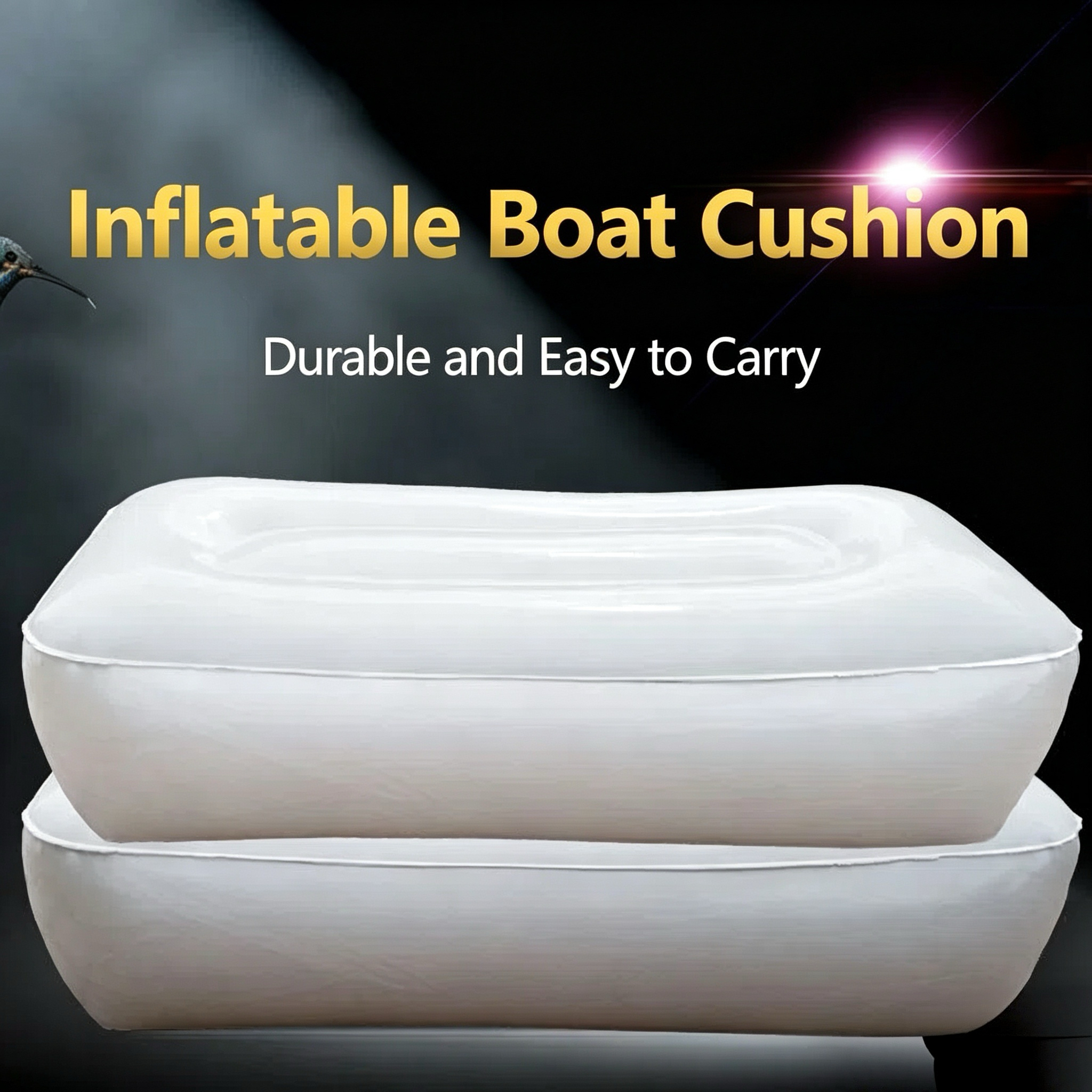 Thickened PVC Inflatable Seat, - Fishing Boat Seat ulasan dan harga