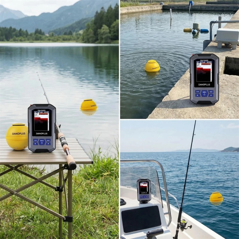 Portable Castable Fishfinder W - Fishing Boat Depth Finder ulasan dan harga