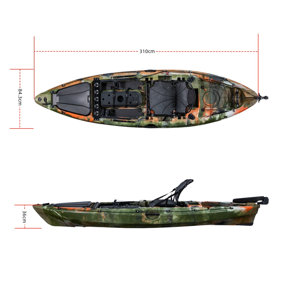 LSF First-class Single Fishing - Fishing Boat Paddle ulasan dan harga