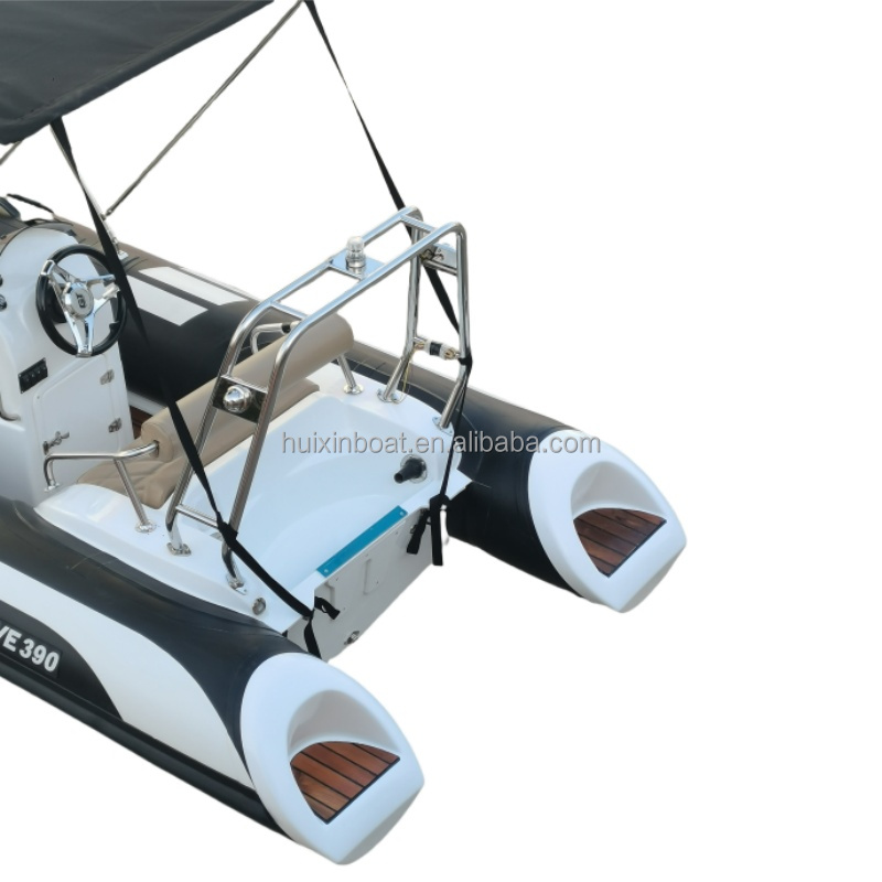 13ft Luxury Deep V RIB390 Spor - Fishing Boat Fiberglass ulasan dan harga